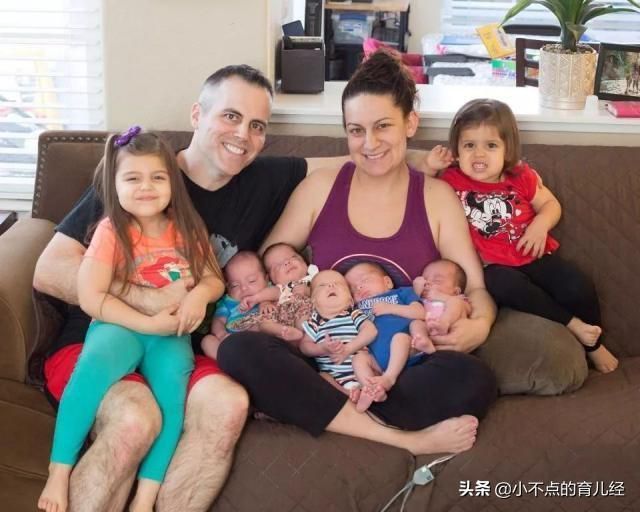 連生兩個女兒,意外再懷5胞胎,寶寶出生後的生活令人羨慕