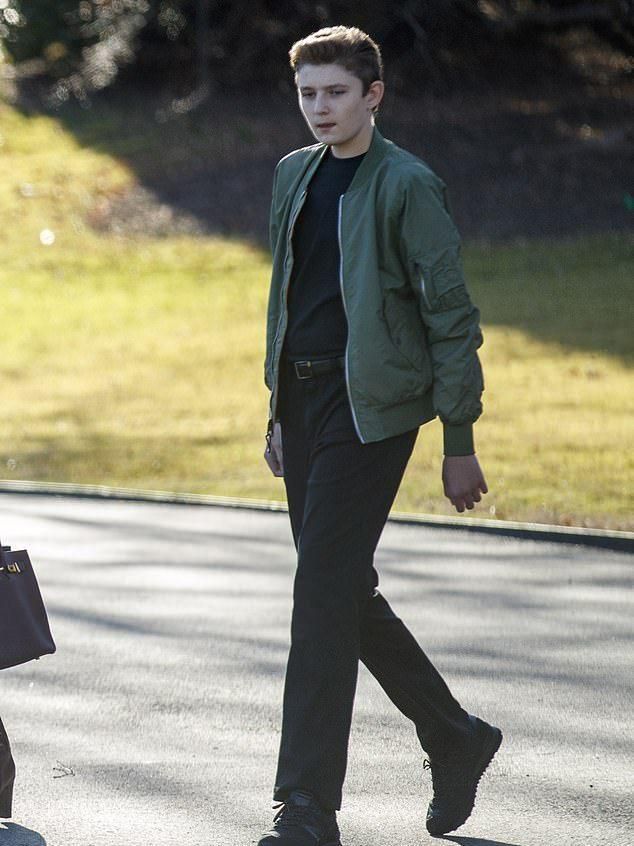 特朗普13歲兒子個子快到2米?比190公分老爸高半個頭,基因強大啊