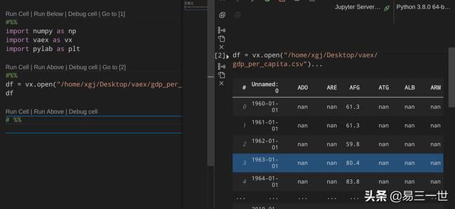 Vascx Python Vaex:秒開大數據、比pandas更快更好的Python庫 – 頭條新聞